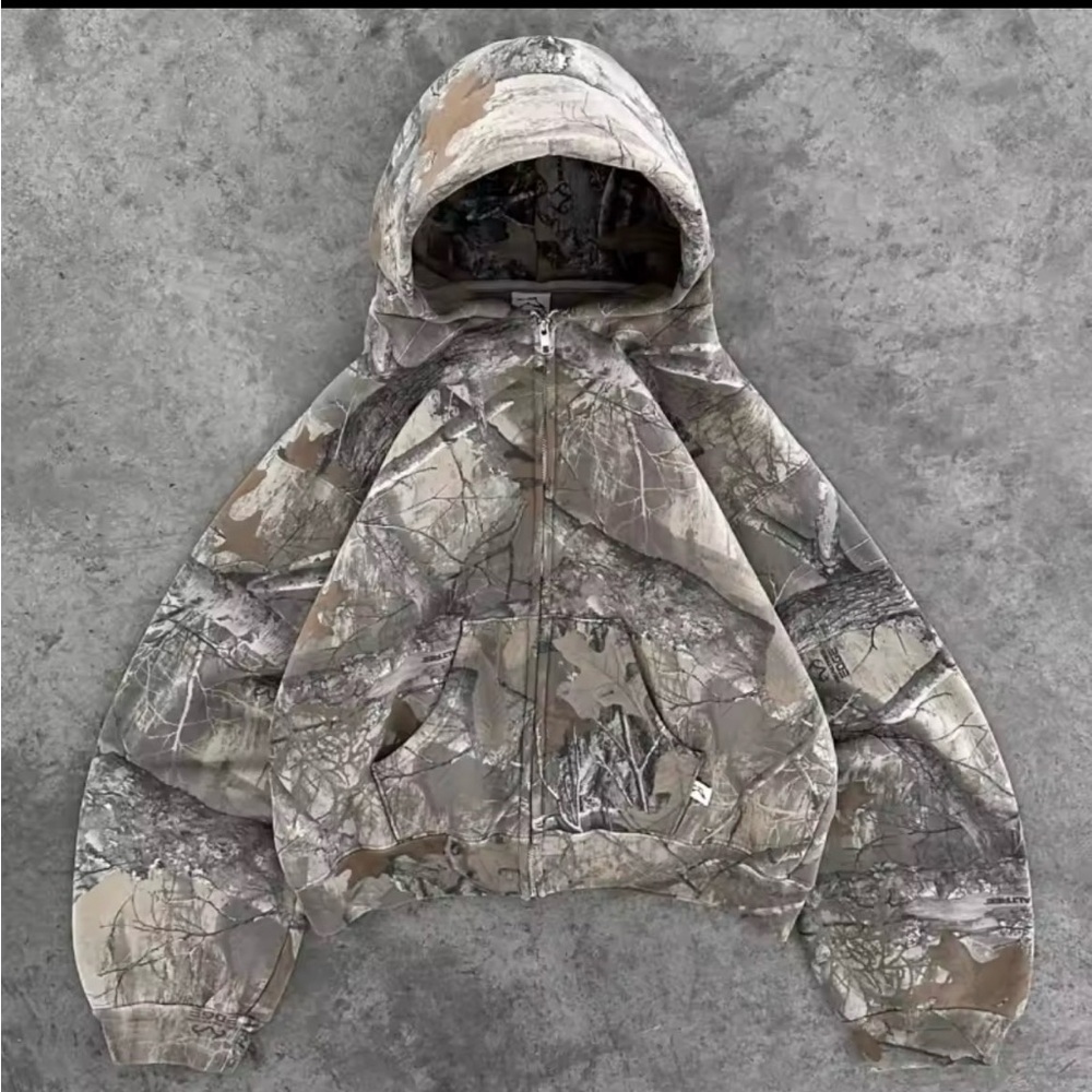 Camouflage Hooded Jacket